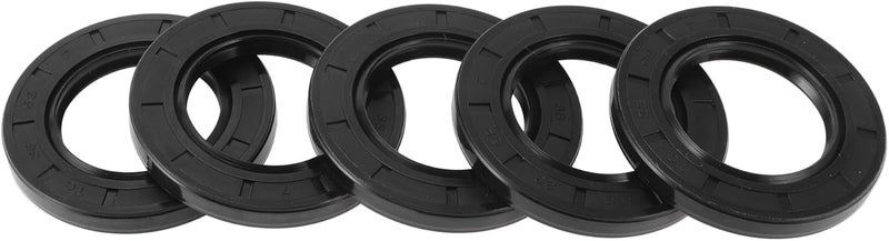 HEROFFIX 5 Pcs Rotary Shaft Seal High Pressure Oil Seal 38x62x7mm Black Nitrile 70 Durometer Rubber - Image 1